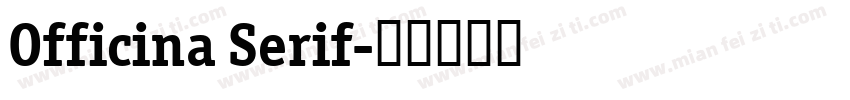 Officina Serif字体转换